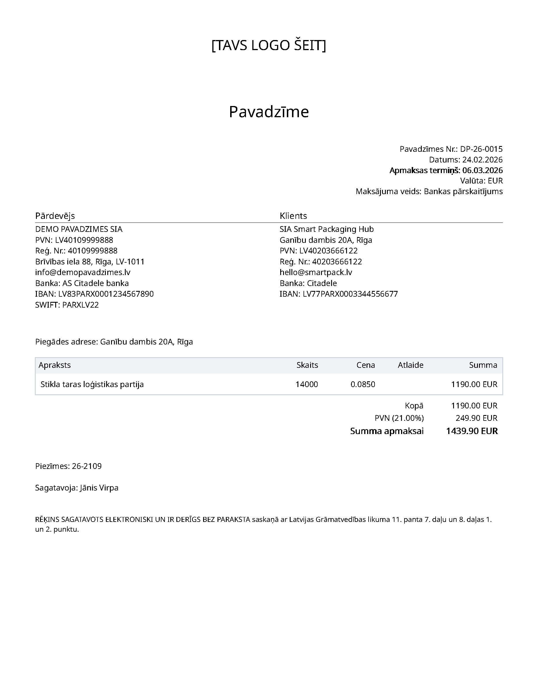Invoice PDF
